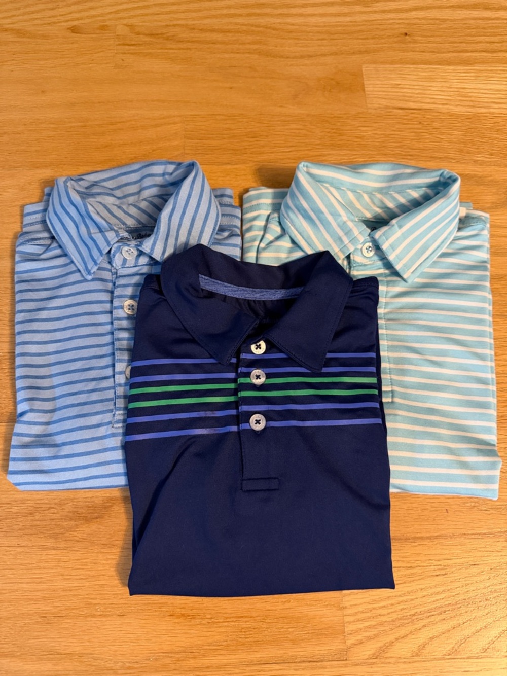 3 pc boys Tommy Bahama Active Lightweight DriFit Performance Polos, Size 5/6